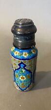 Antique Longwy French Faience Pottery Salt or Pepper Shaker picture