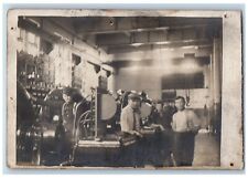 c1910s Postcard RPPC Photo Machine Shop Industrial Interior Factory Occupational picture