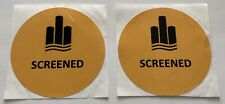 2021 RENCEN Renaissance Center GM HQ Covid 19 SCREENED STICKERS unused DETROIT picture