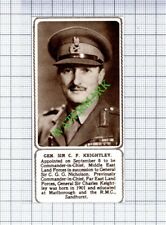 General Sir Charles F Keightley  - 1953 SMALL Cutting picture