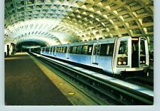 Postcard Spacious Metro Stations under the middle of Washington D.C. 1981 picture