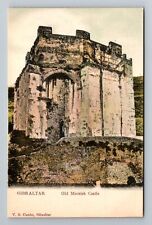 Gibraltar English Commonwealth Old Moorish Castle Antique Vintage Postcard picture