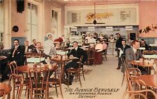 c1910 The Avenue Selfserv Cafew, Interior View, Detroit, Michigan Postcard picture