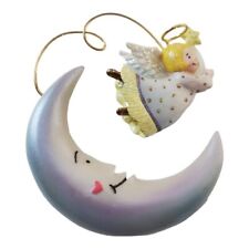 American Greetings Angel Ornament Christmas Holiday Moon Star 2006 picture