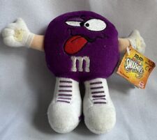 Vintage 1998 M&M's Minis Swarmees Pesky Purple Collectible Stuffed Toy With Tag picture