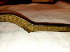 Antique ELKHART BRASS #464  FIREFIGHTER SPANNER WRENCH COLLECTABLE Patd 1925  picture