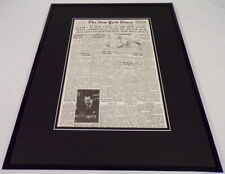 New York Times July 1 1958 Framed 16x20 Front Page Poster Alaska Joins USA picture
