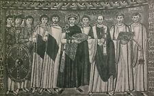 Ravenna Italy Postcard Early 1900s Rare Emperor Justinian Entourage San Maximian picture