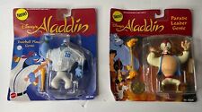 Lot Of 2 Mattel Disney Aladdin Toys Parade Leader / Baseball Player Genie Sealed picture