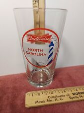 Budweiser Pint Beer Glass North Carolina US States Lighthouse 6