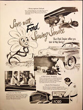 1949 Ford Dealer Service Centers Print Ad Spring Service Mechanics picture