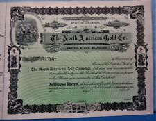 1890’s Gold Mine Stock Certificate ~ Elegant Vignettes picture