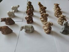 Mixed Lot 16 of  Vintage Wade Whimsie Figurines Red Rose Tea Figurines picture