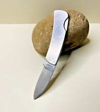 Vintage Rostfrei Lockback Plain Clip Point Blade Pocket Knife picture