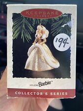 1994 Hallmark Keepsake Ornament Holiday Barbie Collector's Series 2nd in Series picture