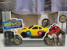 New In Box M&M's Under The Hood RACE CAR Candy Dispenser  Yellow Limited Edition picture