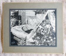 Antique Funeral Photograph Open Casket Coffin A. D. Arnold Omaha Early 20th Cent picture