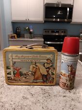 1953 Roy Rogers Lunch Box & Thermos * Vintage * Lunchbox tin kit pail Western picture