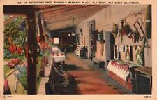 San Diego, CA, Ramona's Marriage Place, Interesting Spot, Vintage Postcard e5670 picture