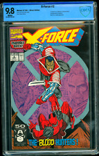 X-Force #2 2nd Appearance App Deadpool CBCS 9.8 Liefeld CGC Marvel Comics 1991 picture