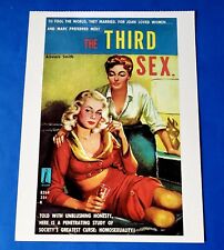 Postcard Pulp Fiction Cover The Third Sex by Artemis Smith 6.75