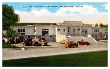Anniston AL Alabama Main Post Exchange Fort McCellan 64 Linen Postcard picture