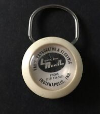 Vintage Keychain HOLLEY CARBURETORS DISTRIBUTOR Key Fob Ring VAN’S INDIANAPOLIS picture