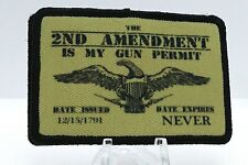 morale patch 2nd amendment is my gun permit 2