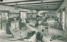 Interior Alpine Tavern Gonzales California CA c1940s Postcard picture
