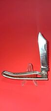 GEO SCHRADE KNIFE CO INC BPT CONN SINGLE BLADE WIRE FRAME HUNTING/FISHING KNIFE picture