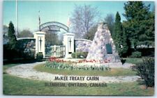 Postcard - McKee Treaty Cairn, Blenheim, Ontario, Canada picture