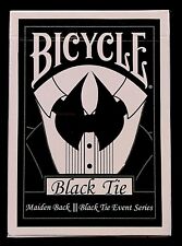 Bicycle Black Tie Maiden Back Playing Card Deck New Sealed Rare  picture