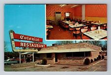 LaFollette TN-Tennessee, Colonial Restaurant, Advertising, Vintage Postcard picture