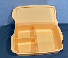 Tupperware Eco Large 1L Lunch-It Divided Container Rectangular Larger Size New picture