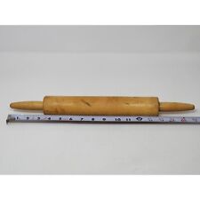 Vintage Solid Wood Rolling Pin Farmhouse Rustic Country Decor Collectible picture