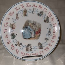 Peter Rabbit Wedgewood Frederick Warne England Alphabet Display Plate 1993 picture