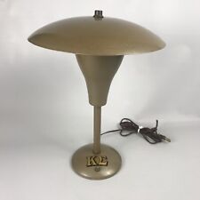 Vintage UFO LAMP Flying Saucer Mid-Century Modern Atomic Metal Table Desk Light picture