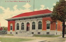 U.S. Post Office, Newberry, South Carolina SC - 1914 Vintage Postcard picture