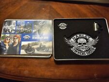 Harley Davidson HOG Owners Group Kit Tin Box With Pin, Patch, & Bell picture