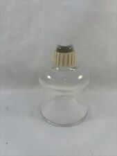 Vintage Clear Glass Votive Candle Globe Holder w/ Rubber Ring picture