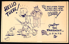 2 Postcards WWII United States Naval Training Station Farragut, Idaho Unused picture