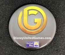 Disney Pin Disney United Games Pin Button Disney United Way Pin picture
