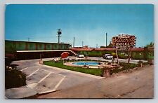 Yosemite Rancho Motel Fresno California Vintage Unposted Postcard picture