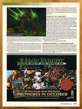 2002 Mage Knight Stolen Destiny Print Ad/Poster J Scott Campbell Comic Promo Art picture