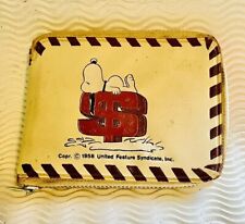 Vintage 1958 United Feature Syndicate Snoopy Wallet Zipper Original picture