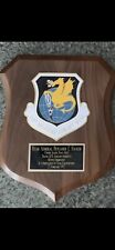 Vintage US Navy Award Plaques Rear Admiral 349th Military Airlift Wing Dragon picture
