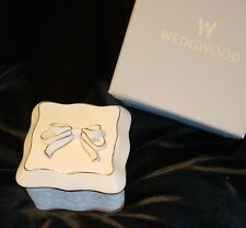 Wedgwood Celestial Platinum Bone China Trinket Gift Jewelry Presentation Box picture