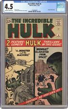 Incredible Hulk #4 CGC 4.5 1962 2106088005 picture