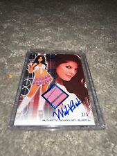 2012 Benchwarmer Miki Black School Girl Swatch And Autograph #1/5 picture
