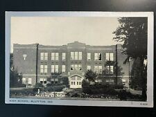 Postcard Bluffton IN - High School picture